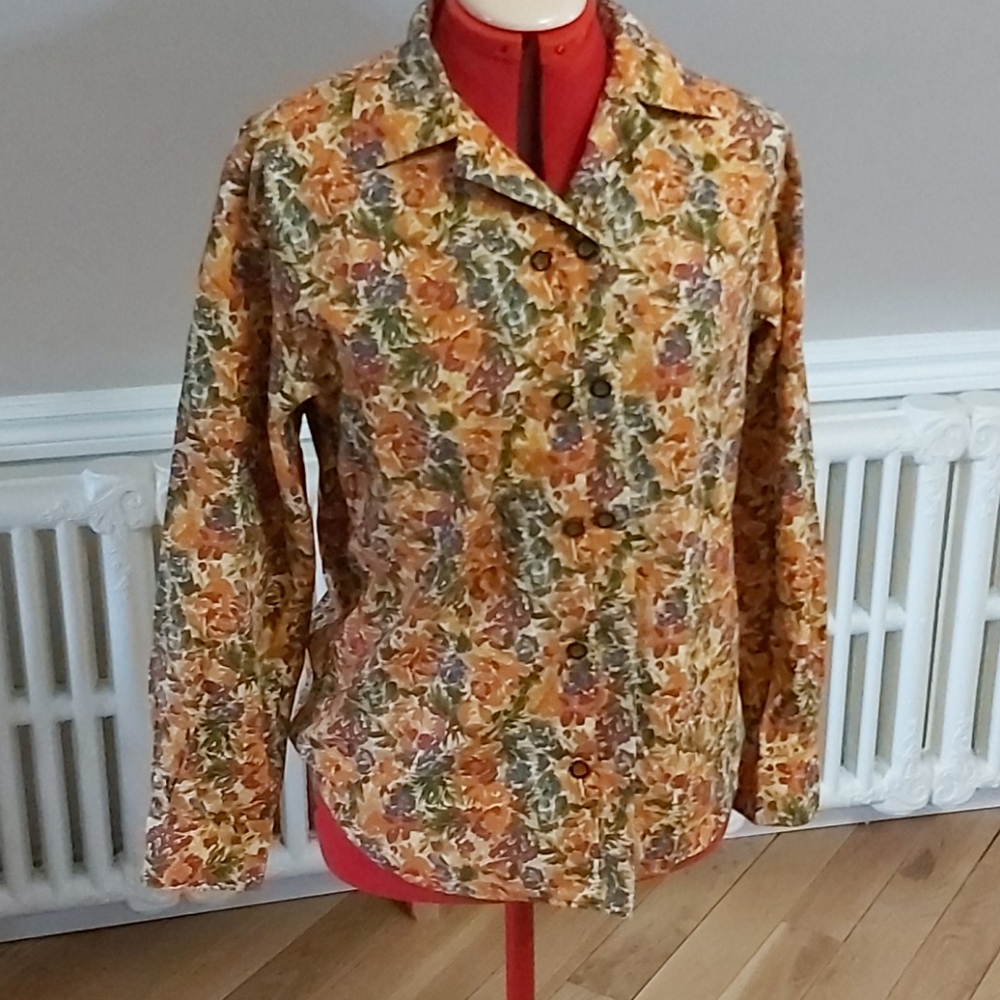 3 for $30 vintage double breasted buttondown shirt
